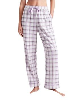 State of Day Women's Plaid Flannel Pajama Pants 1X Sunday Plaid - NWT
